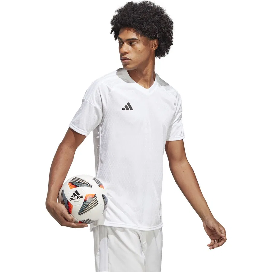 Футболка спортивная с коротким рукавом TIRO23 C M Jsy adidas, Белый — фото 3