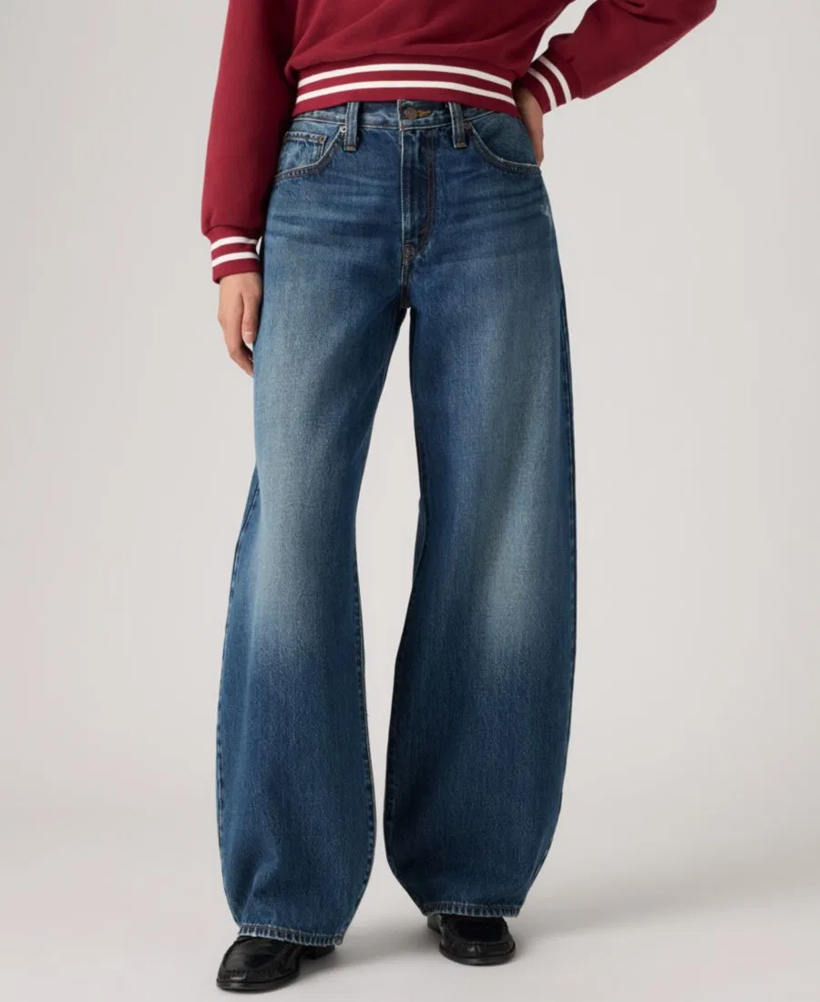 Джинсы-балун с высокой посадкой Levi's, Fixed Down