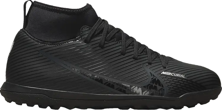 

Кроссовки Nike Mercurial Superfly 9 Club TF GS 'Black Dark Smoke Grey', черный
