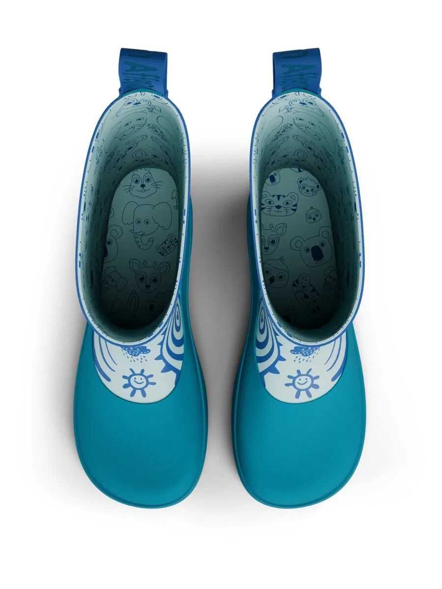 Резиновые сапоги Affenzahn 'Gummistiefel Vegan Plashy' синего цвета — фото 4