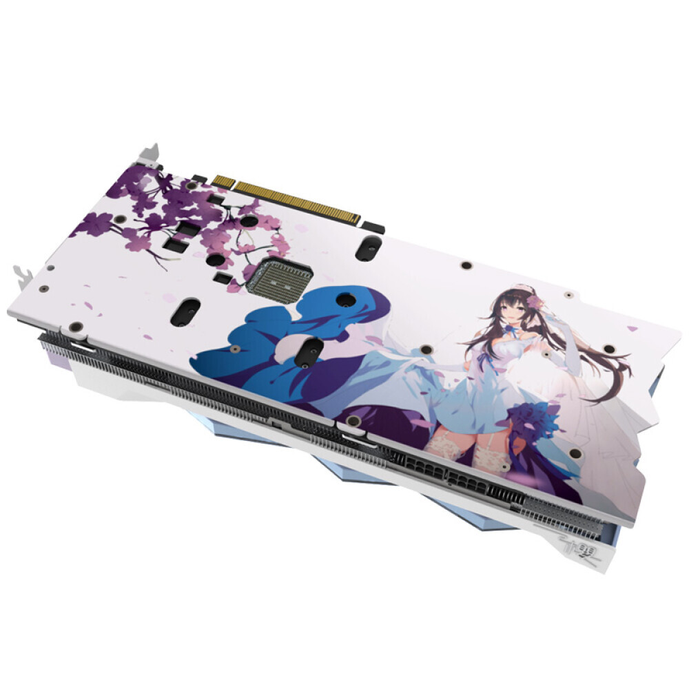 Видеокарта Yeston RX 6800XT GDDR6 16GB Sakura Hitomi Flower