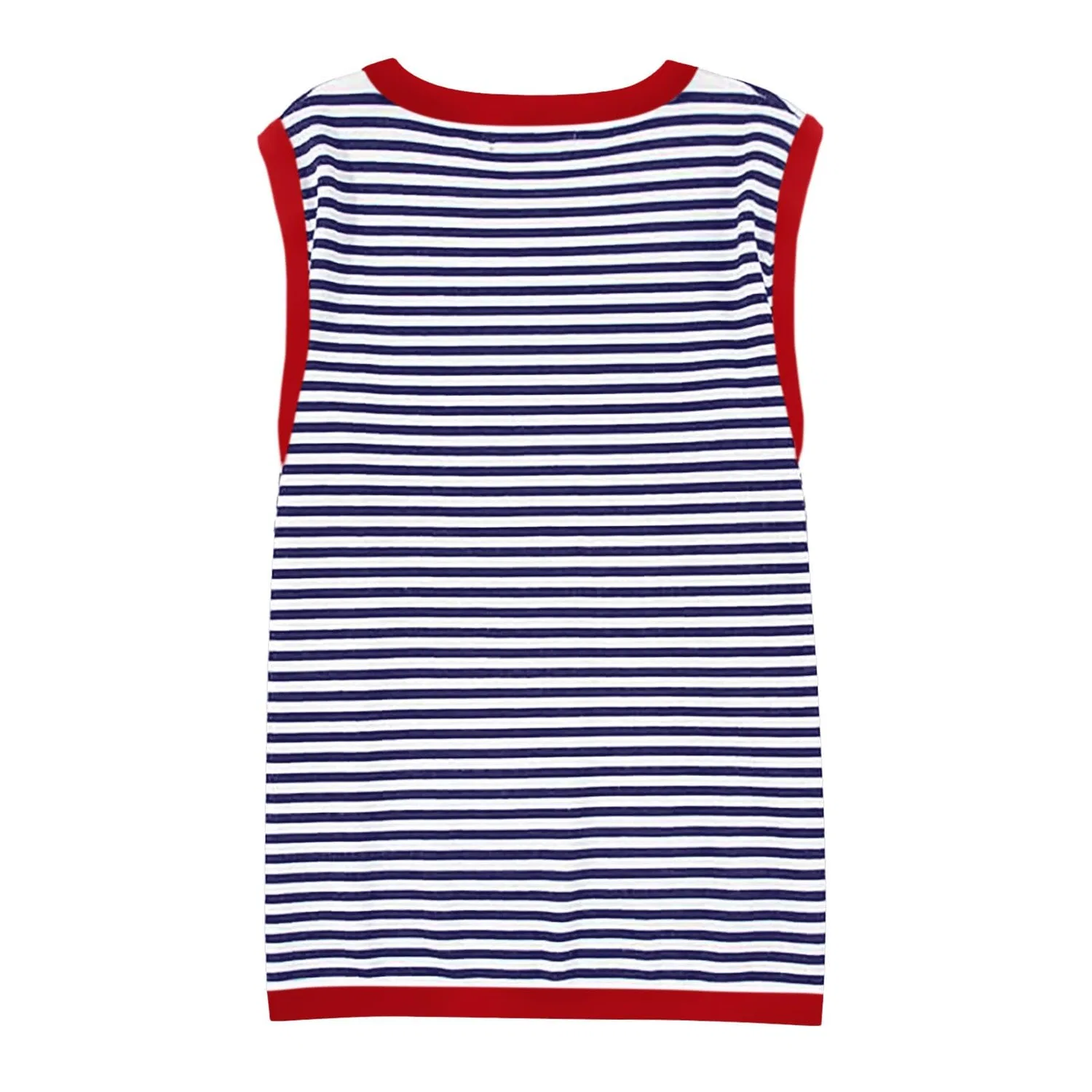 Женская футболка с контрастными полосами Transparent T-Shirts, Dark Blue — фото 3