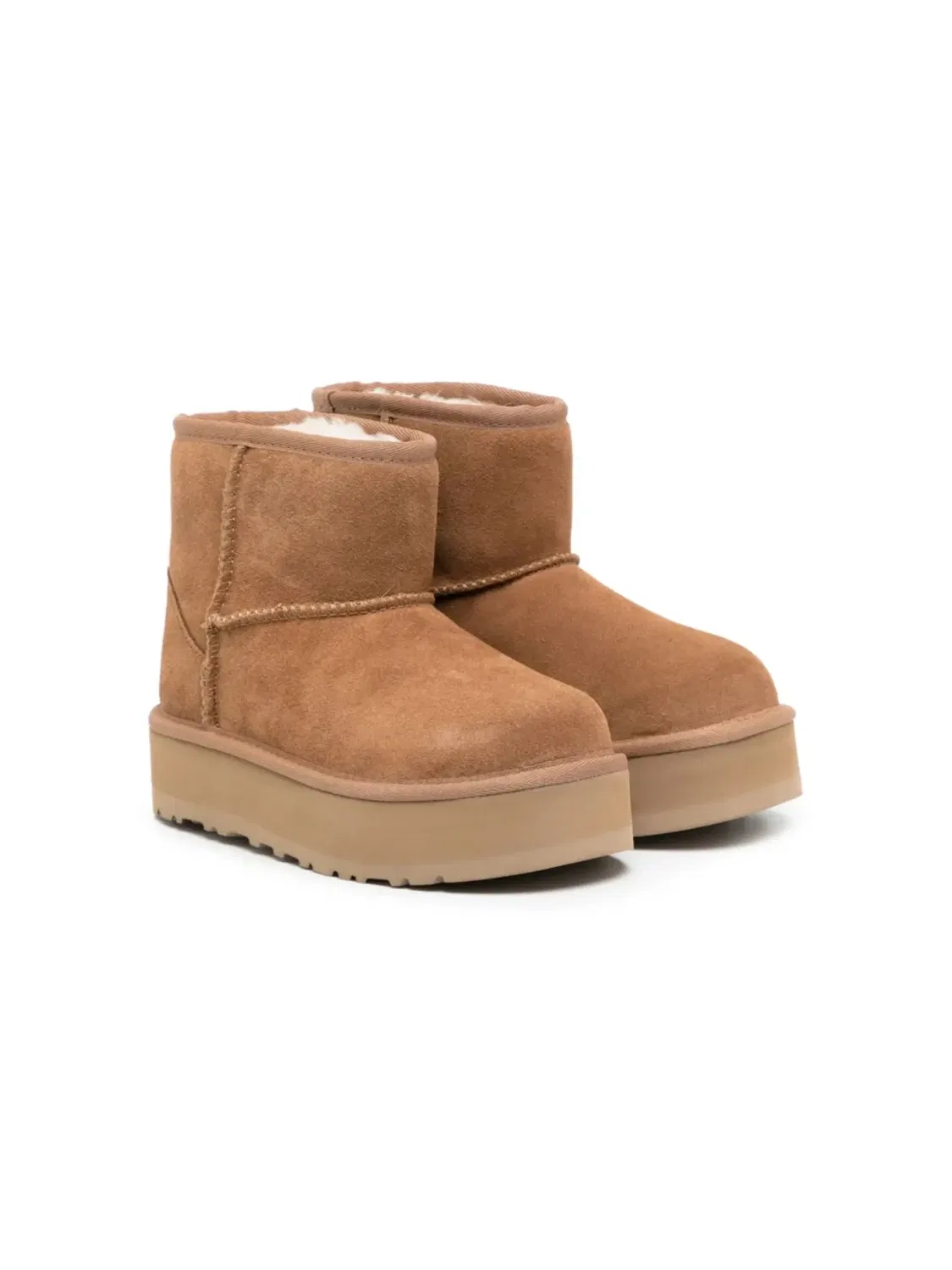 Ботинки Classic Mini каштановые UGG, коричневый