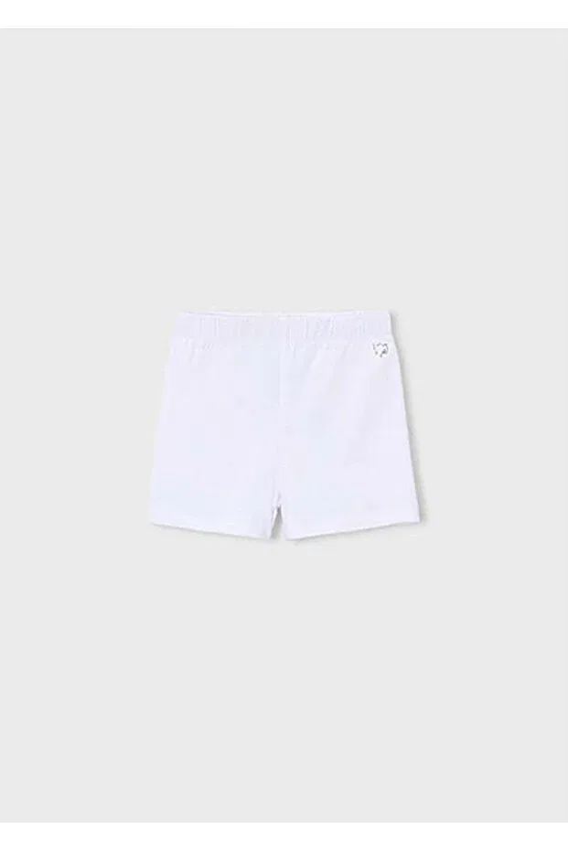Детские леггинсы для девочек базовые укороченные Mayoral, White