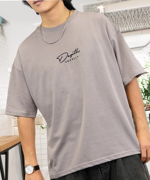 

Футболка с коротким рукавом, широкая, с вышивкой логотипа, круга и сердца L'atelier, серая