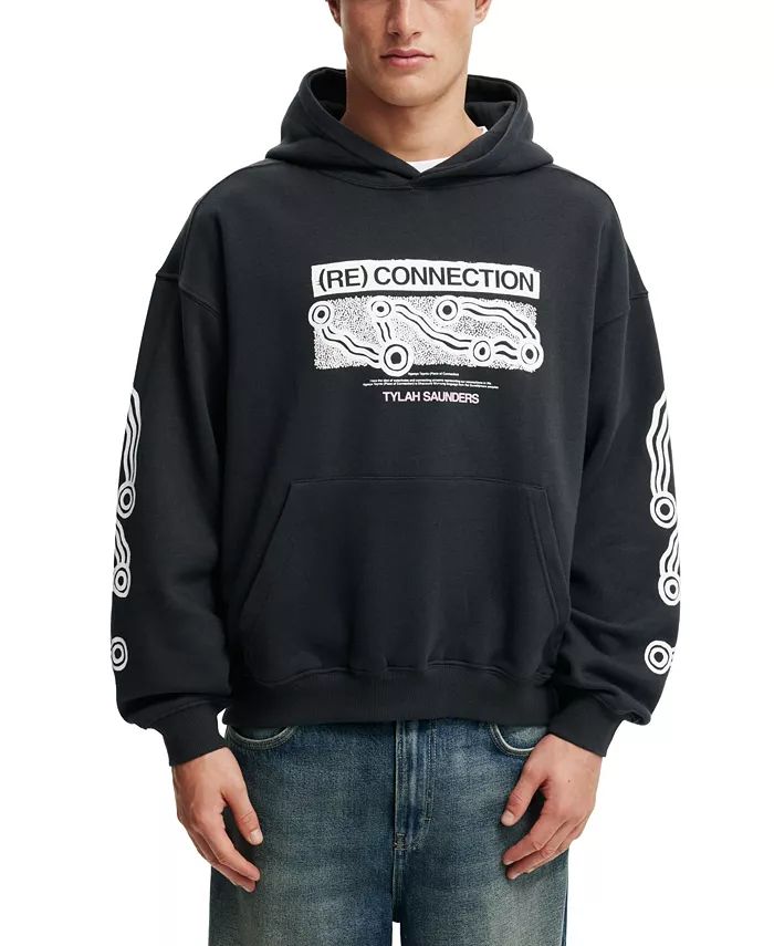 

Мужская худи Box Fit COTTON ON, черный