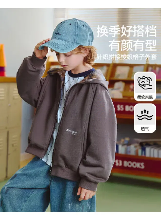 Худи детское с капюшоном и вышивкой Ask Junior