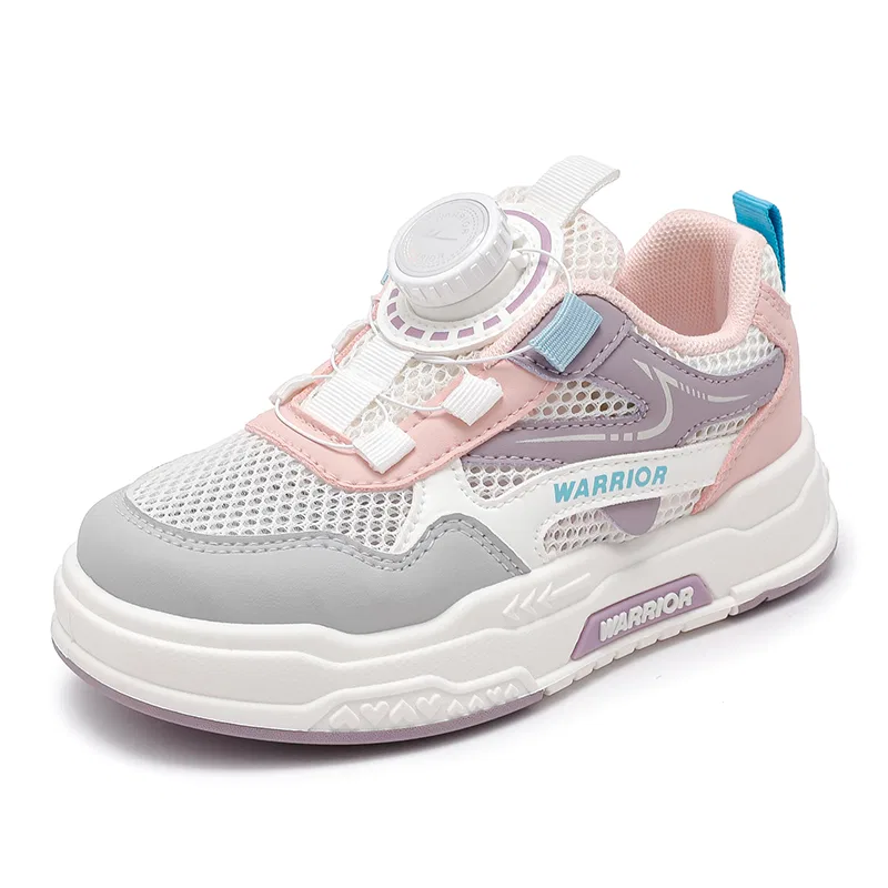 Детские кеды для скейтбординга Purple Pink Gray WARRIOR