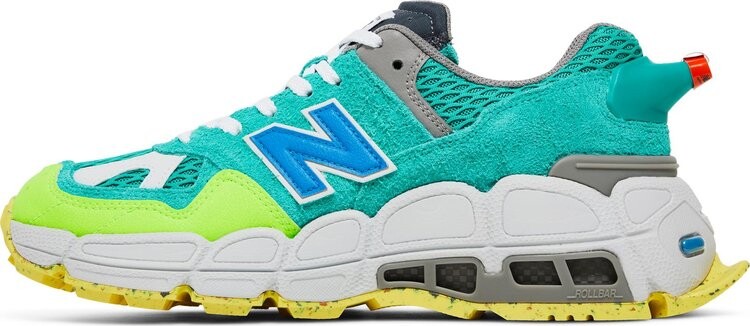 Кроссовки New Balance х Salehe Bembury 574 Yurt, изумрудный/серый — фото 3