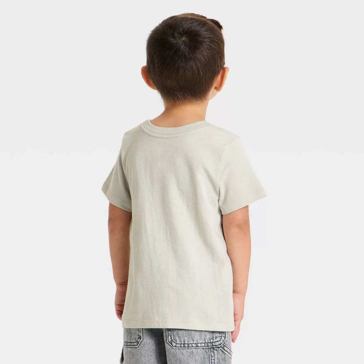 Детское футболка с коротким рукавом Classic T-Shirt INFANT/TODDLER BOY, Gray — фото 3