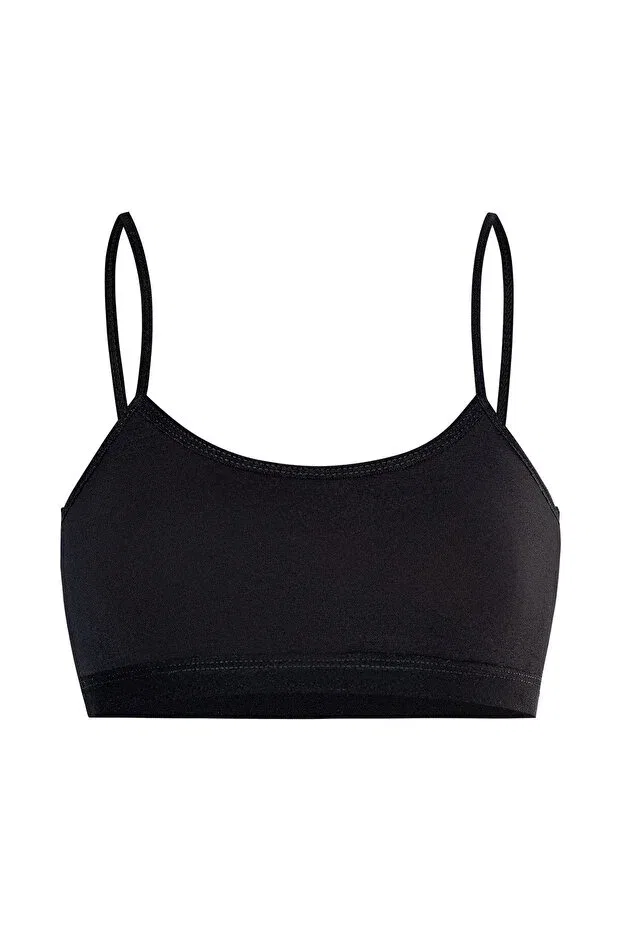 Детский бюстгальтер хлопковый тренировочный Özkan Underwear, Black