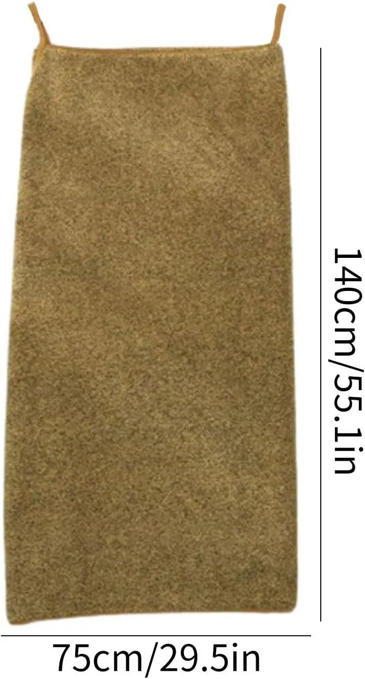 Портативное полотенце для душа, Quick Dry Wrap, Zestivra, 1 шт, Yellow — фото 4