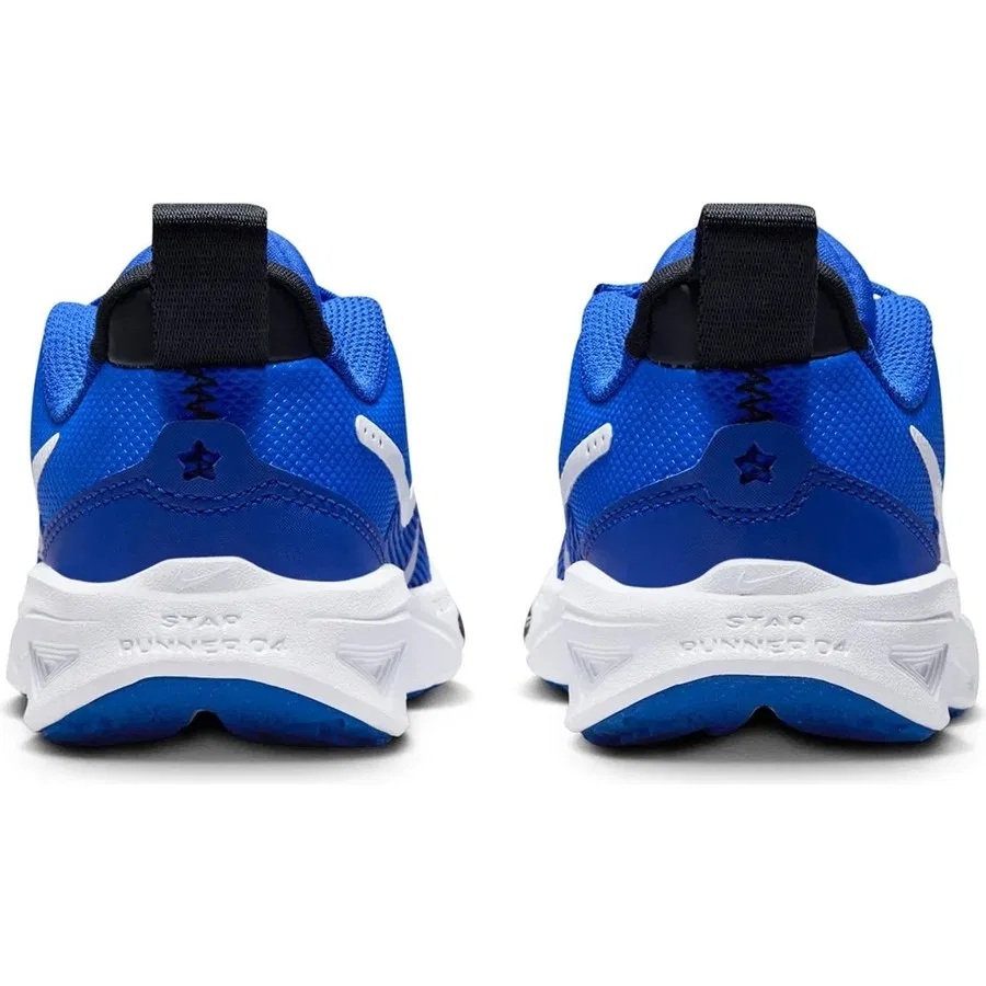 Детские кроссовки с эластичными шнурками Star Runner 4 Nike, Синий — фото 4