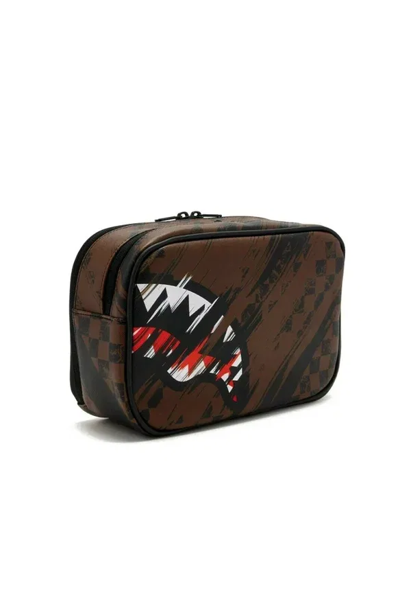 Косметичка с принтом 910B8968Nsz Sprayground, brown — фото 4
