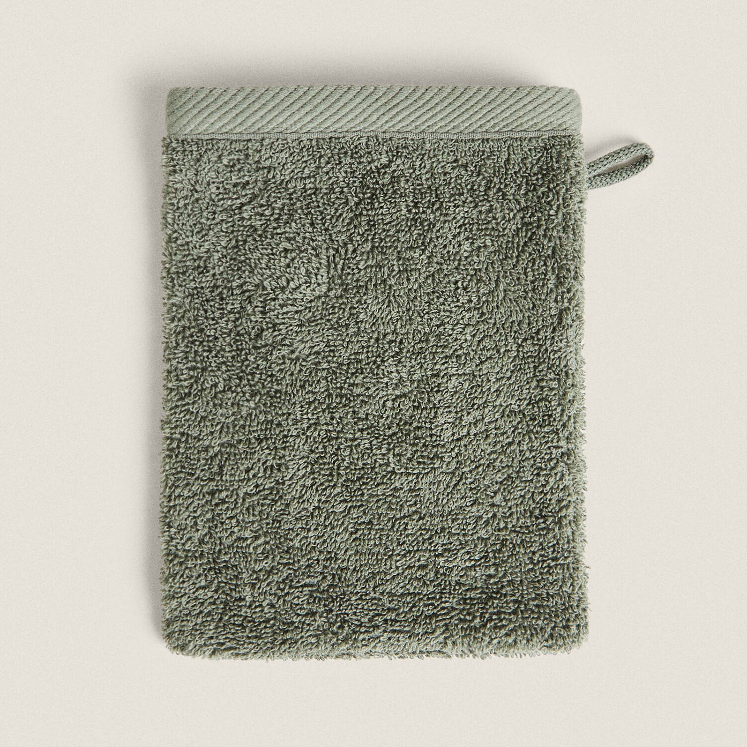 

Полотенце рукавица Zara Home Cotton Terry, хаки