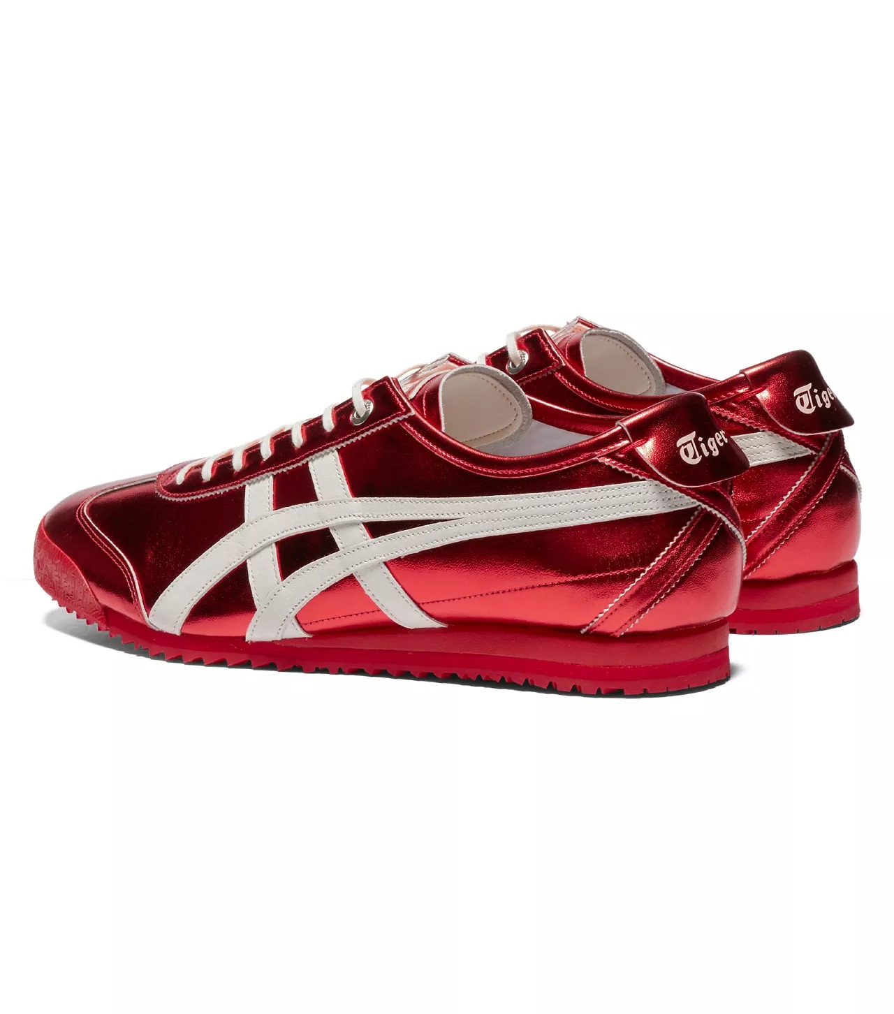 Кроссовки Onitsuka Tiger Mexico 66 SD Metallic Series, красный/кремовый — фото 3