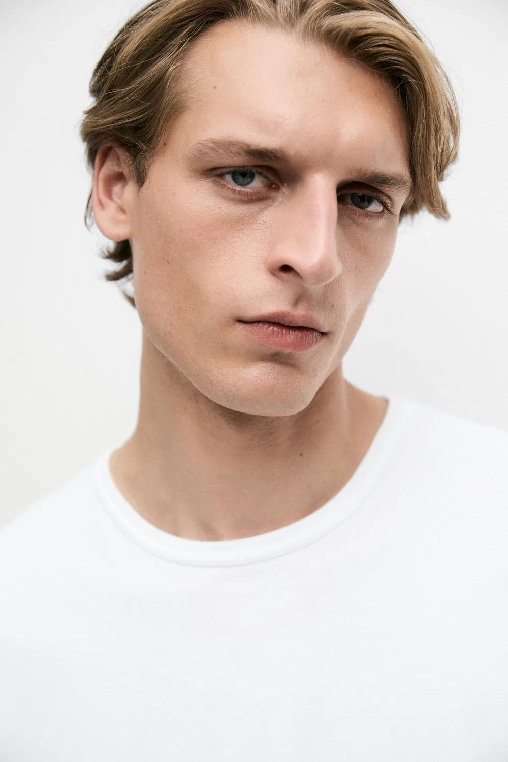 Футболка Massimo Dutti, хлопковая, белая — фото 4