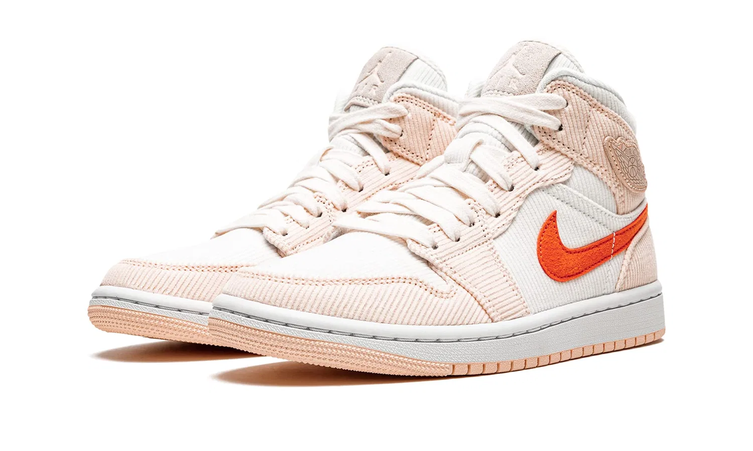 Мужская футболка хлопковая Club Tee NIKE, Sail Orange Orange Quartz — фото 2