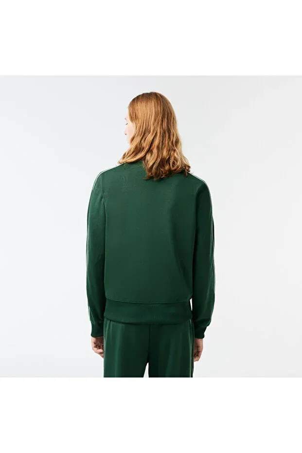 Мужские свитшот с длинным рукавом Lacoste, 132-Yesil — фото 3