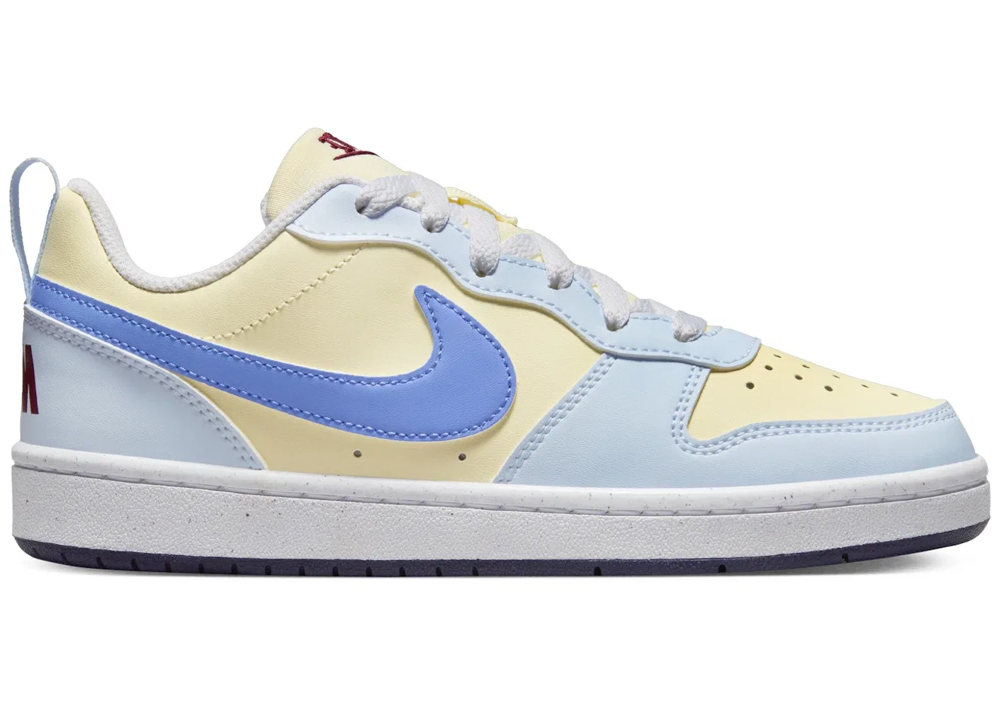 Детские кроссовки Lifestyle Nike Court Borough Low Recraft, Coconut Milk/White/Blue Tint/Polar