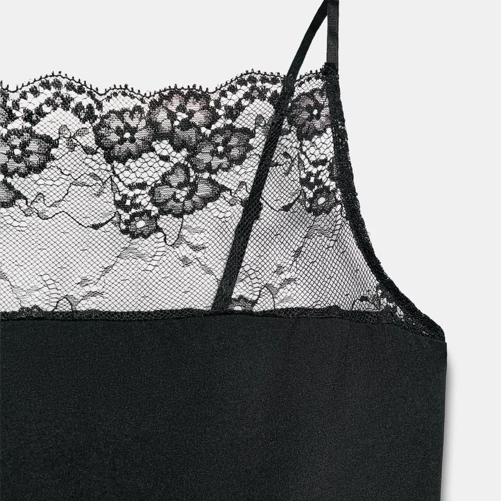 Женское боди-камисоль Black, ZARA — фото 4