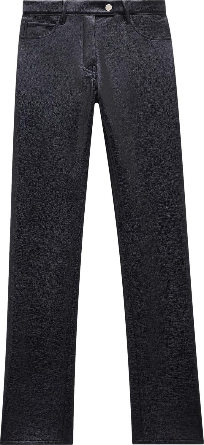 

Брюки Courrèges 5-Pocket Vinyl Pants 'Black', черный