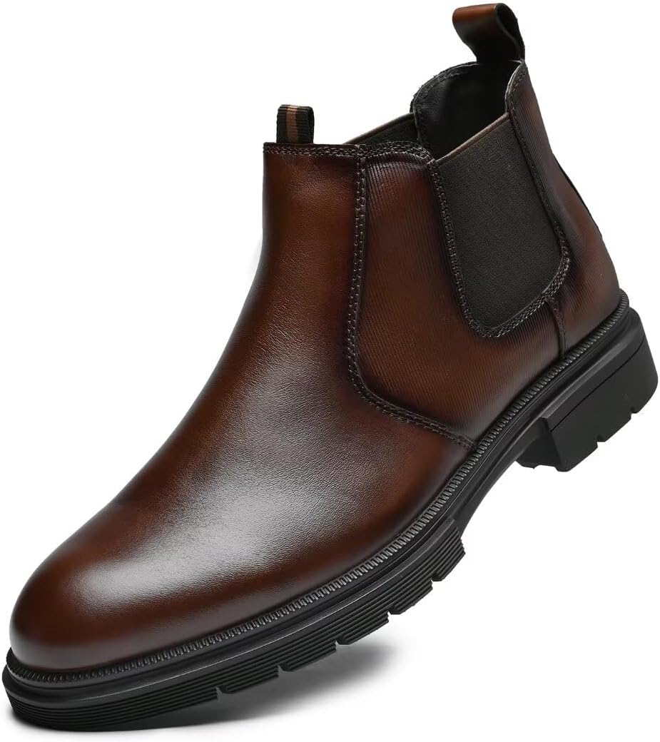 

Мужские ботинки Arkbird Chukka из натуральной кожи, классические повседневные ботинки оксфордского стиля, темно-коричневый