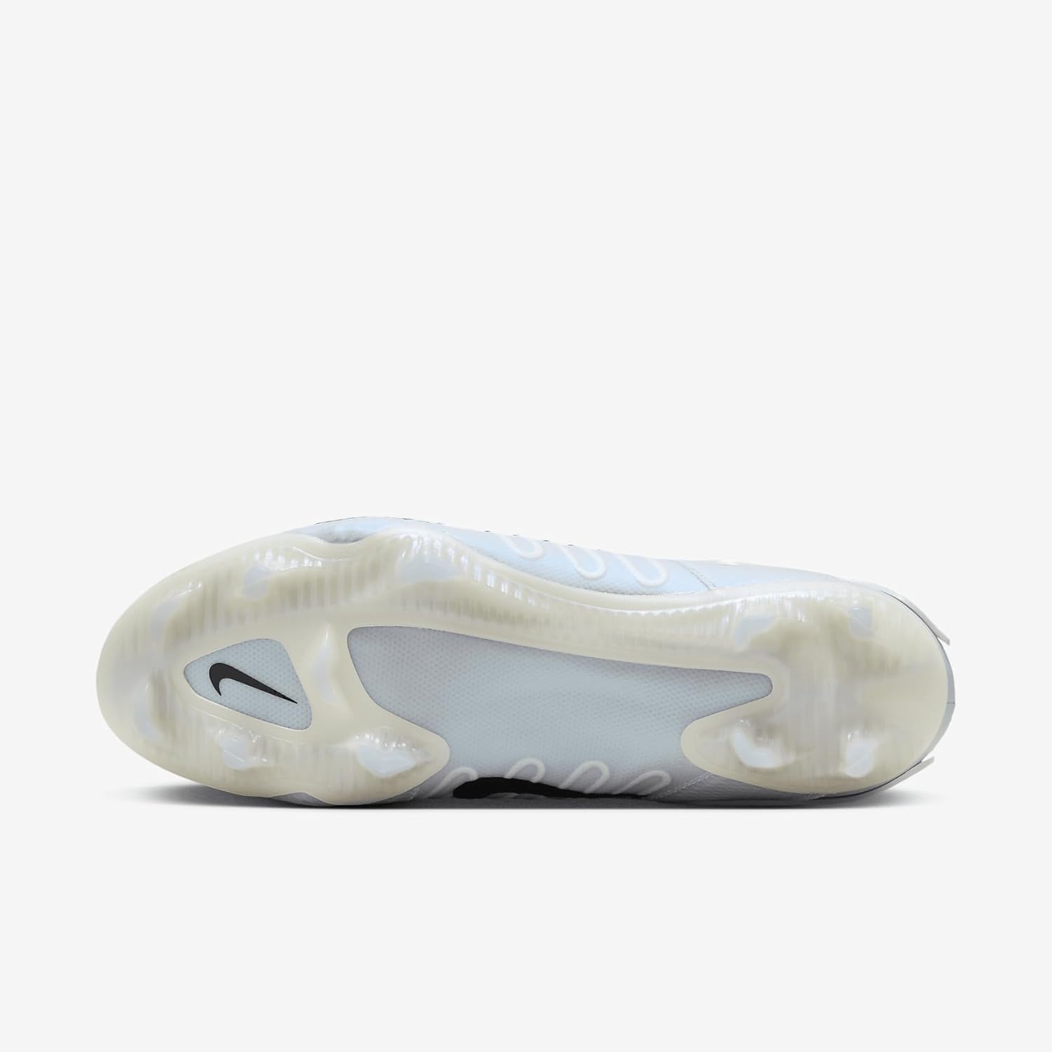 Лакроссовые бутсы Nike Huarache 9 Elite Mid, белый/черный/зеленый — фото 2