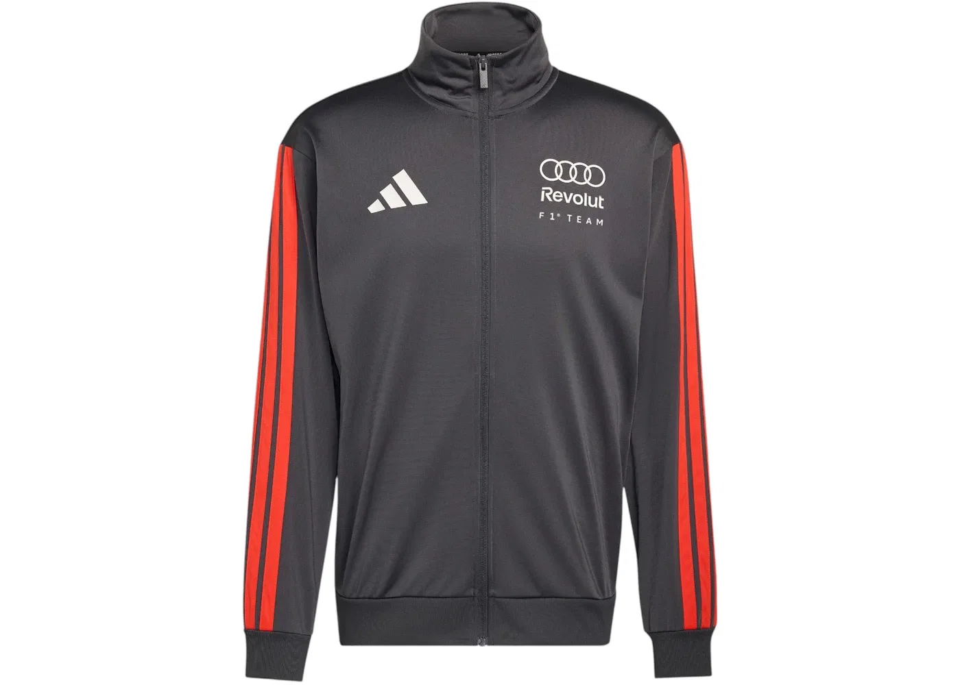 Мужская куртка-бомбер с принтом Adidas x Audi Revolut F1 Team DNA Track Top, Utility Black