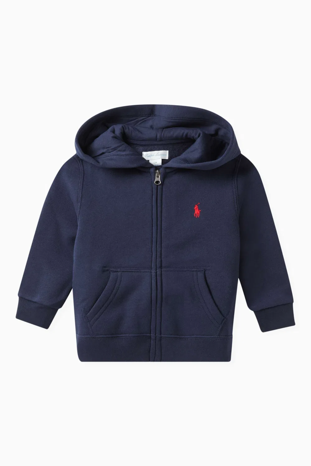 Худи на молнии с логотипом хлопковое Polo Ralph Lauren