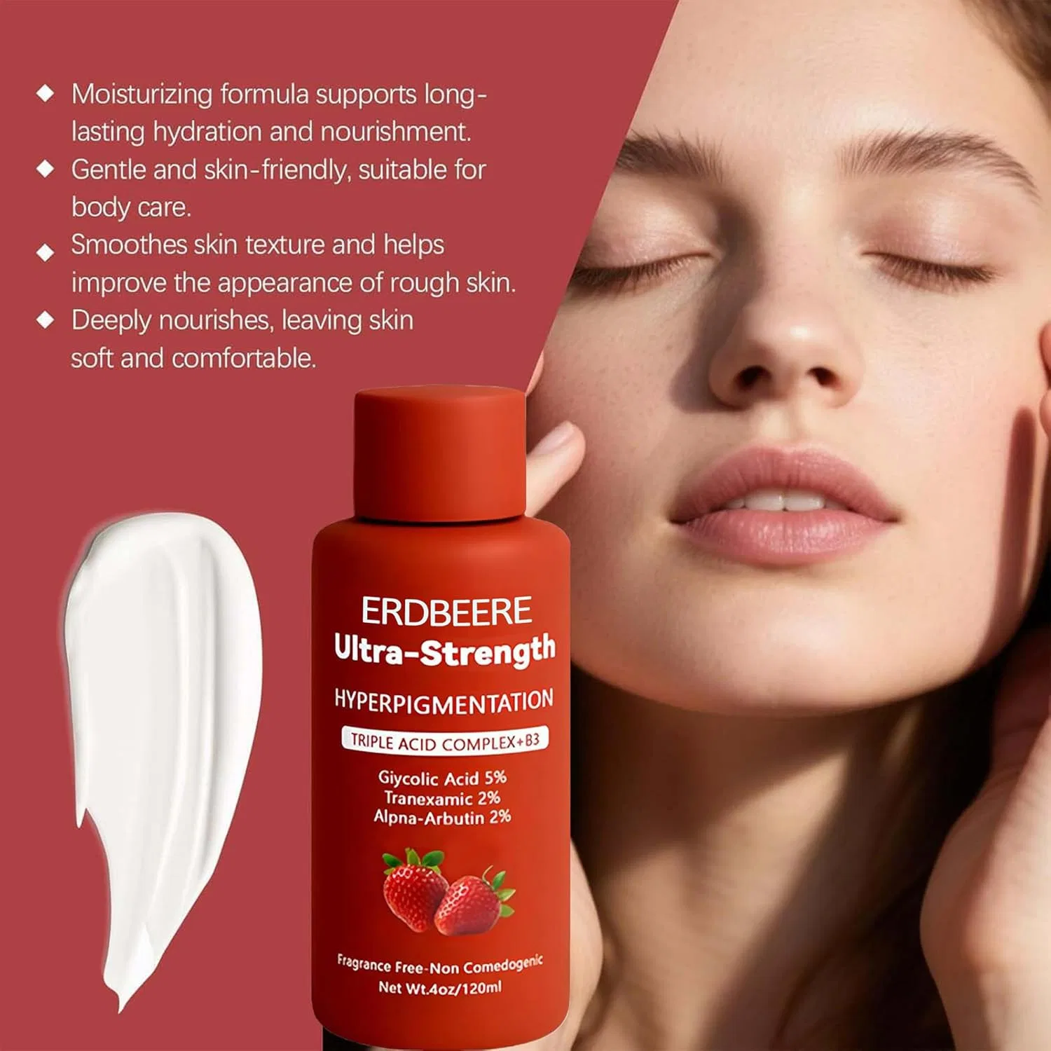Крем для лица Strawberry Skin Treatment Cream, Generisch, 200 г — фото 2