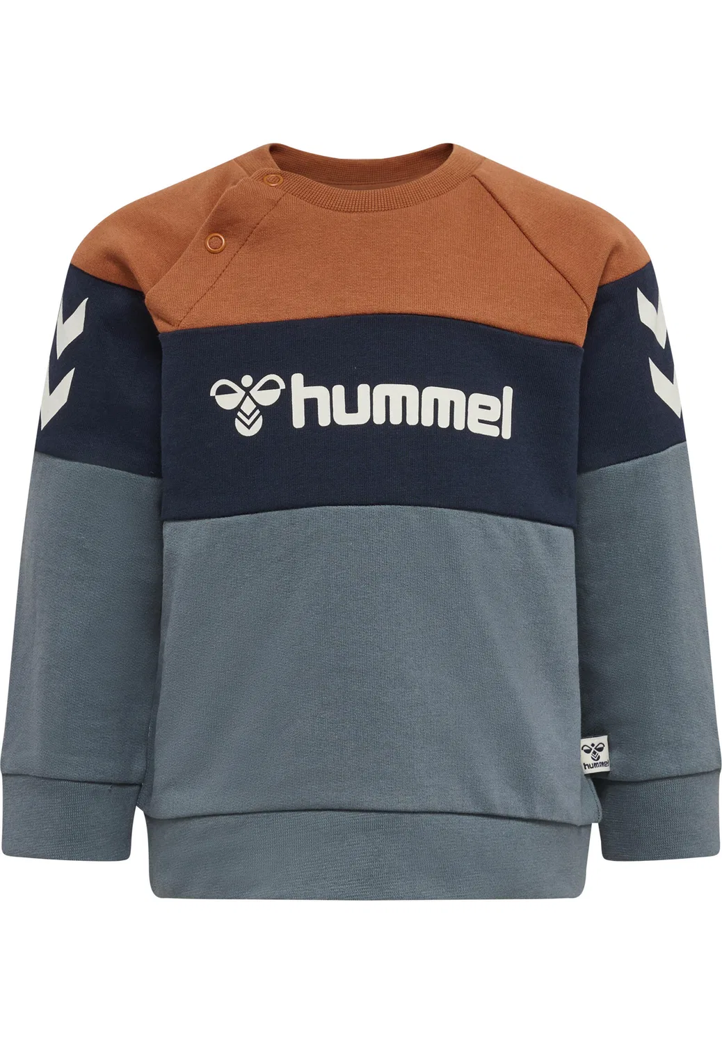 Детский свитшот с раглан-рукавом Hmlsamson Hummel, Tiefseeblau