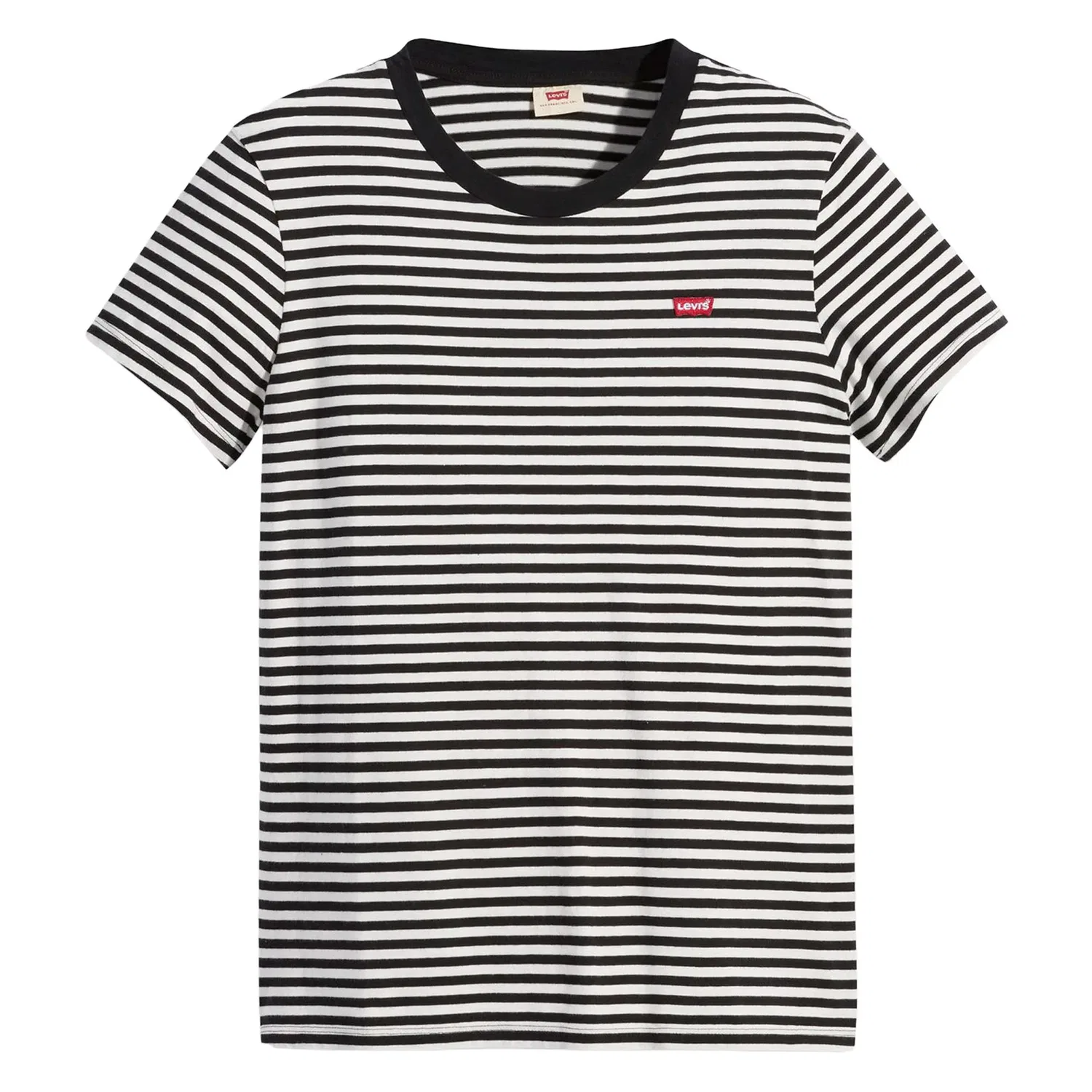 Женская футболка с логотипом Levi's, Schwarz/Weiß