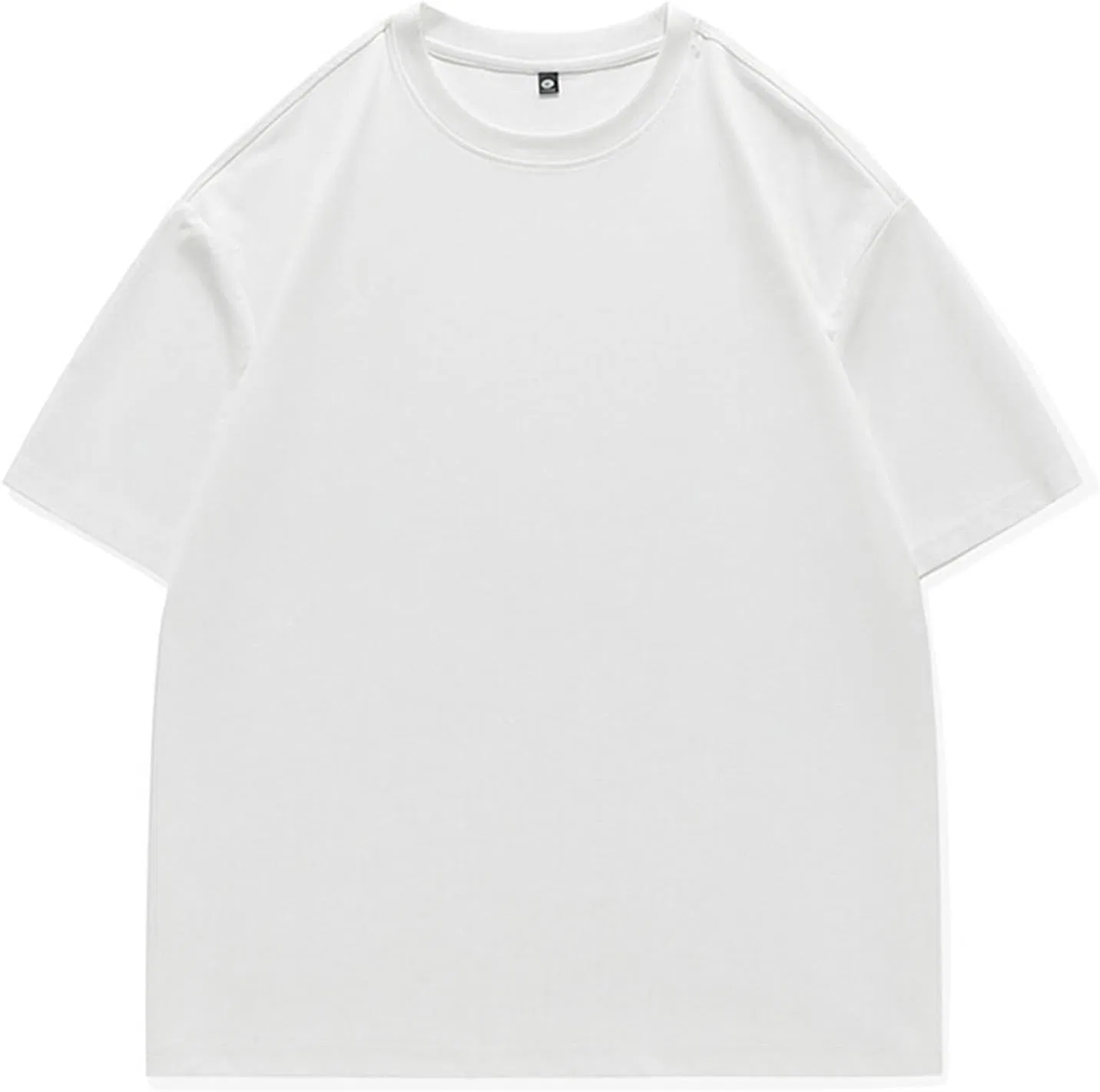 Мужская свободная футболка оверсайз Cotton, White