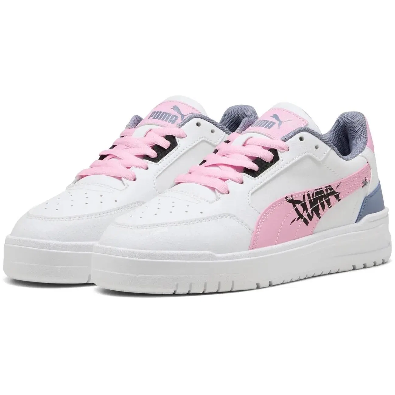 Детские кроссовки Puma Shuffle Downtown Lo Mid 90s Jr, Weiß — фото 3