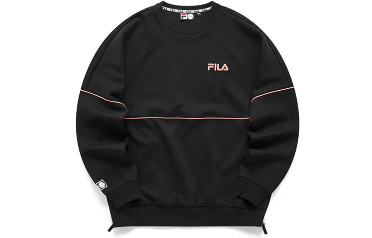 Детский свитшот с круглым вырезом Black FILA FUSION