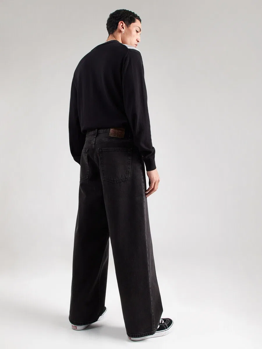 Джинсы LEVI'S Baggy Jeans 'Extra Baggy Jeans' из черного денима — фото 4