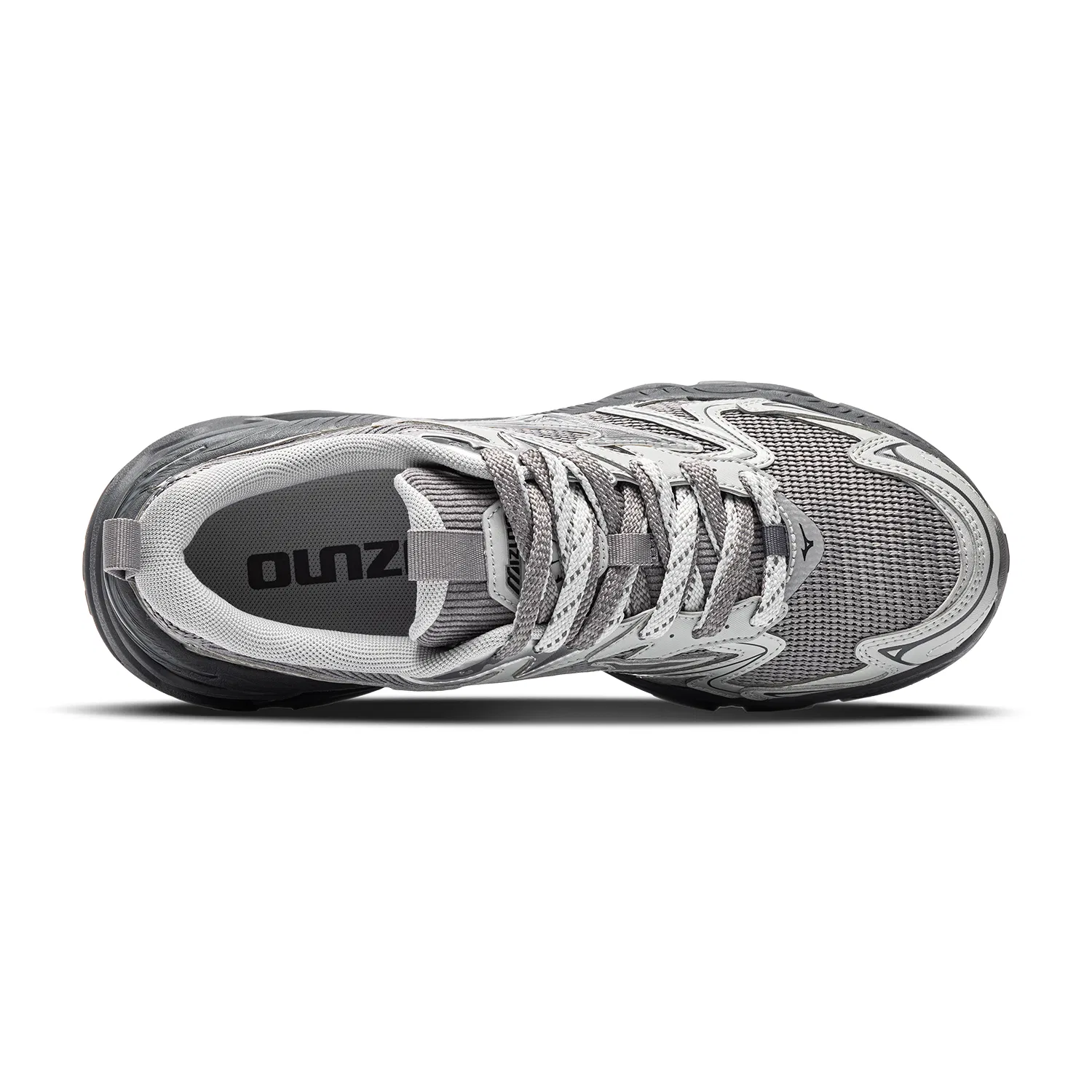 Кроссовки детские Chunky Sneakers Mizuno, Titanium Gray/Arctic Gray/Poppy Gray — фото 4