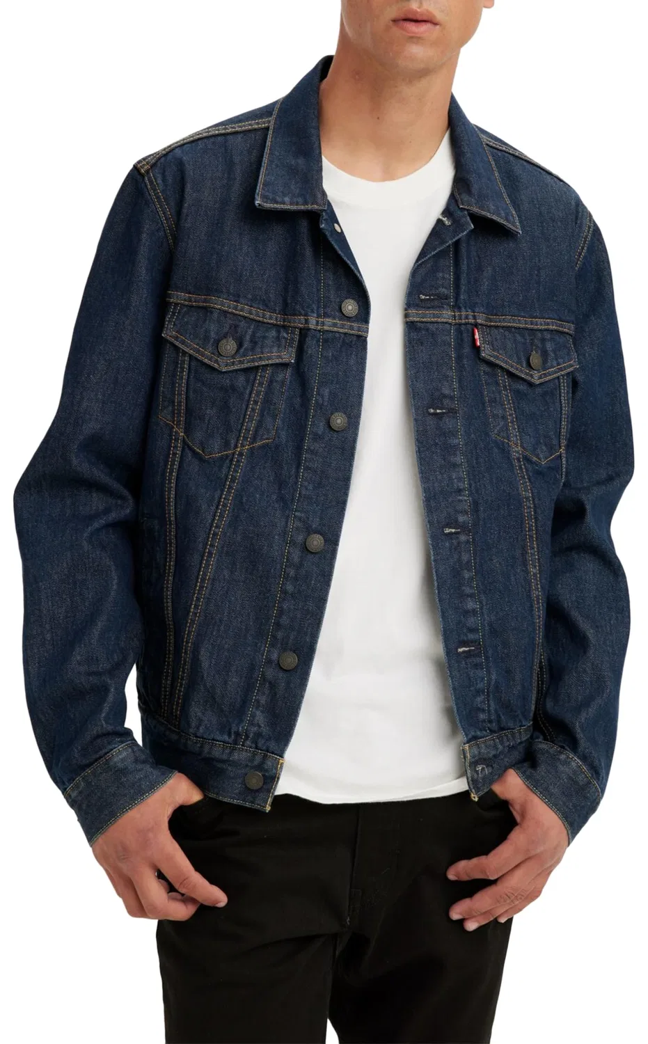 Мужская куртка-джинсовка The Trucker Levi's, blue — фото 2