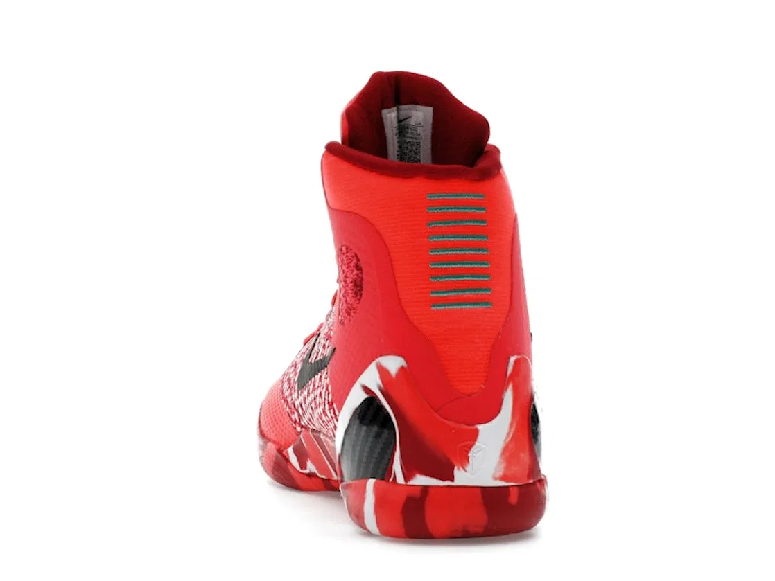 Детские кроссовки с высоким верхом Nike Kobe 9 Elite Protro, Bright Crimson/Black/White — фото 4