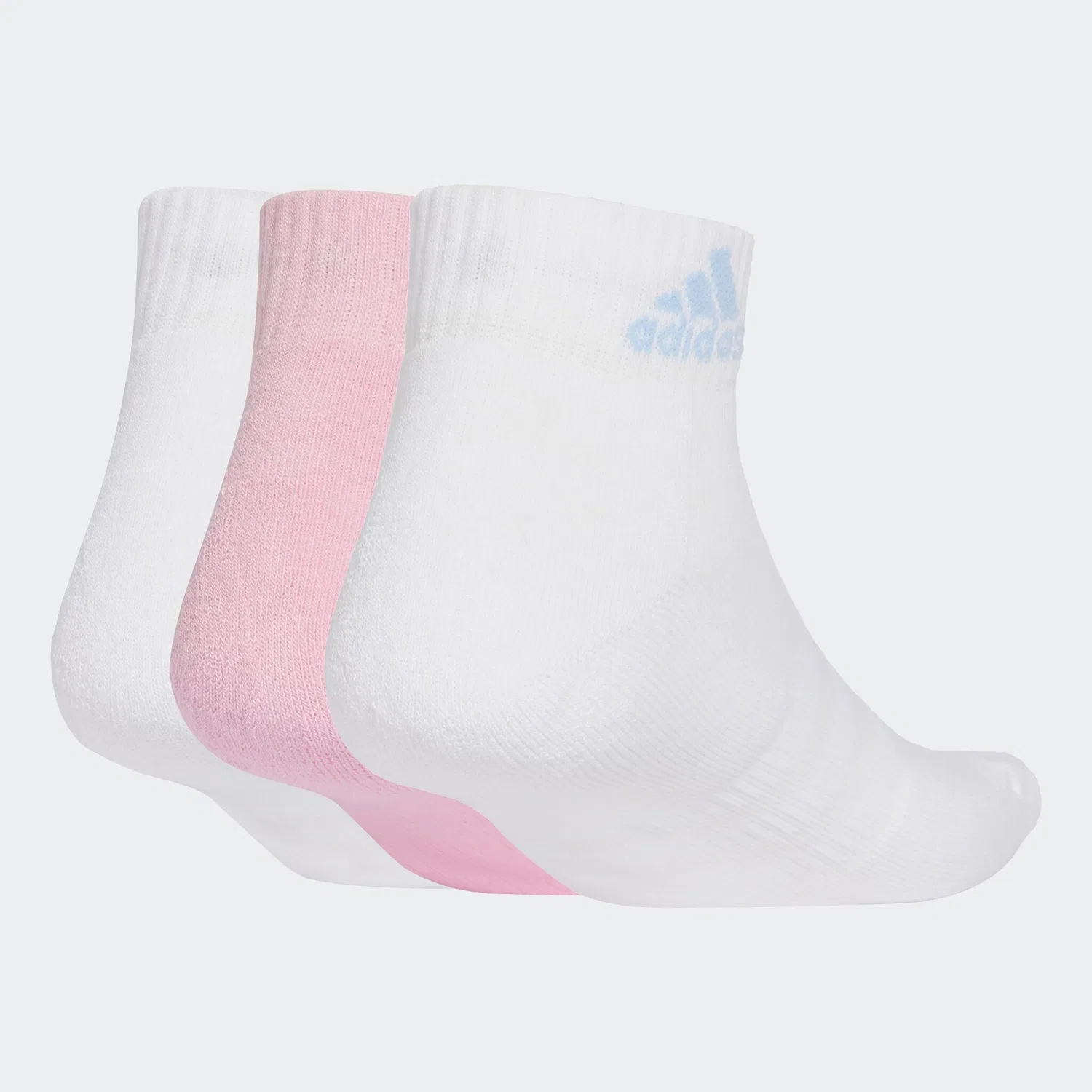 Мужские носки с усиленной амортизацией Adidas Performance, White/White/True Pink — фото 2
