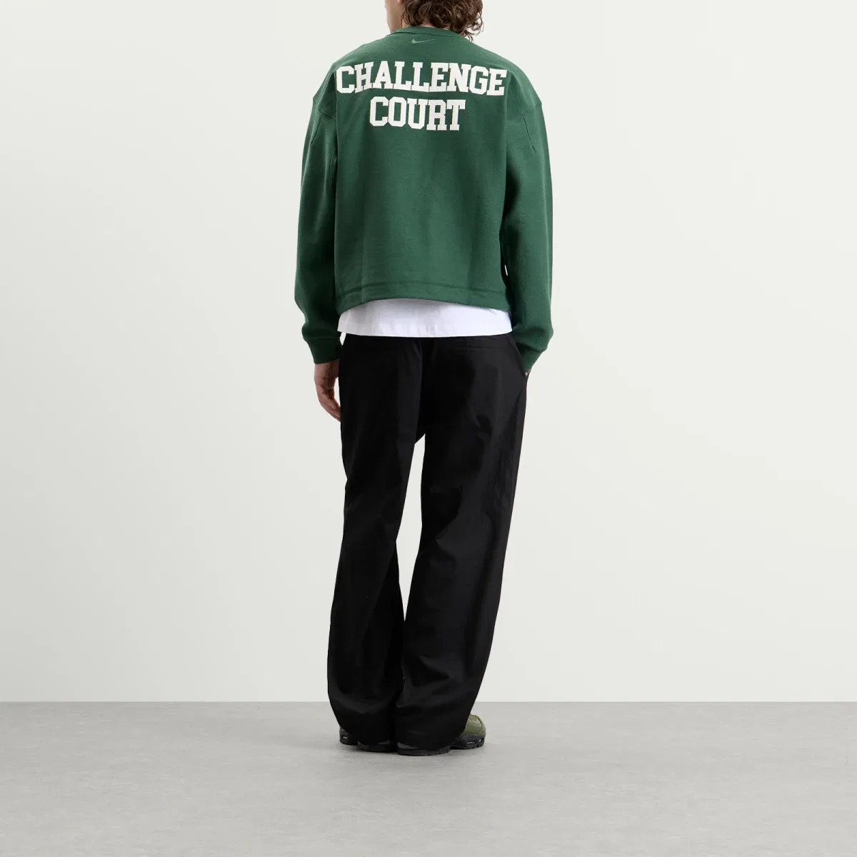Свитшот из футера с круглым вырезом Club Rules Fleece Crew Nike, Fir & Sail — фото 4