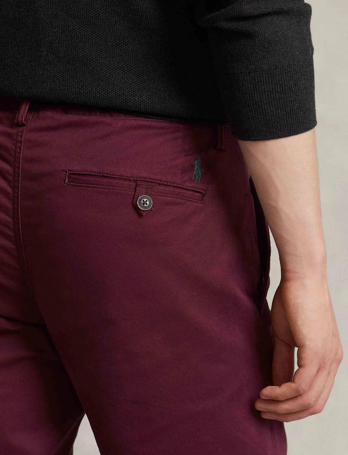 Брюки узкие Polo Ralph Lauren, Bordeaux — фото 4