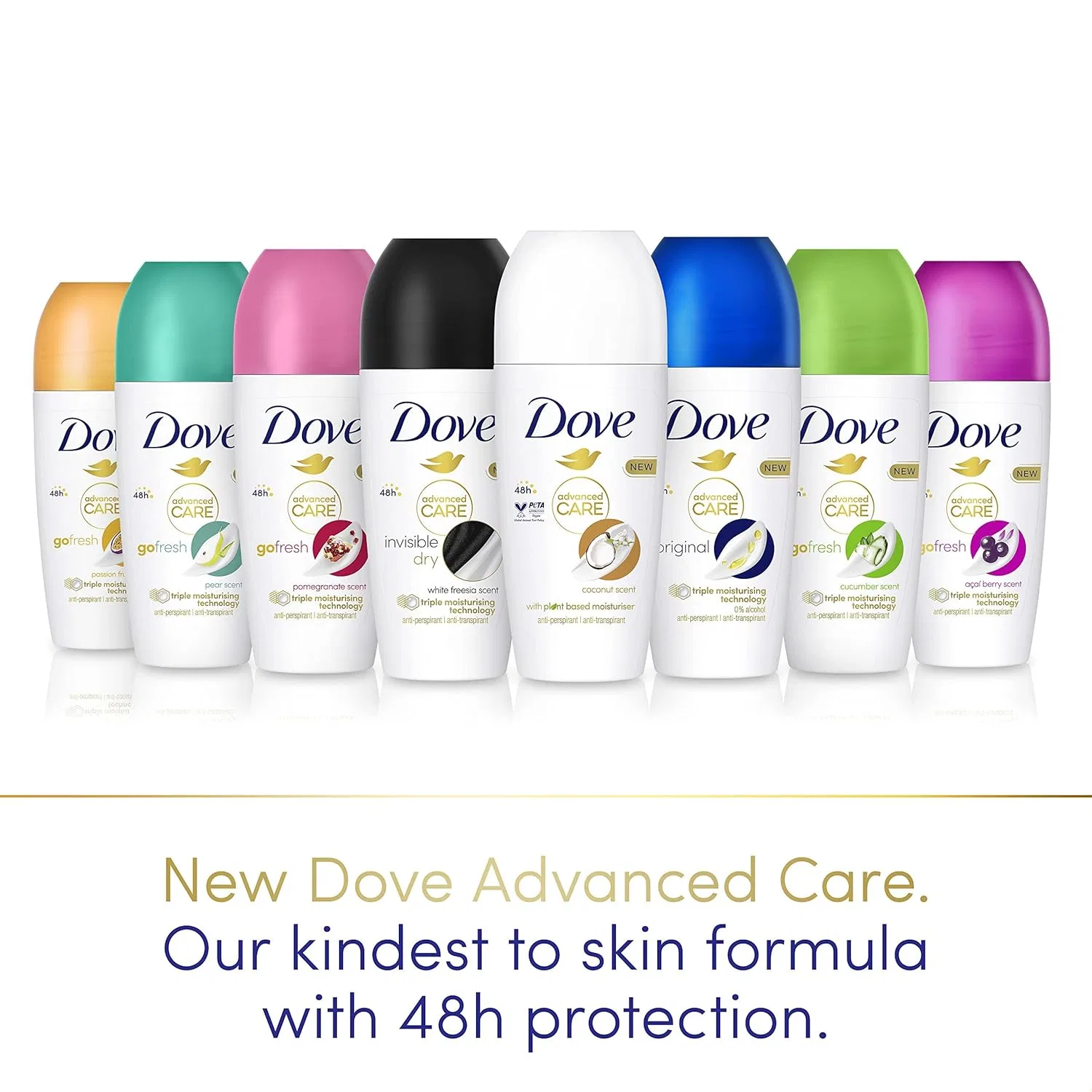 Дезодорант-антиперспирант Dove Advanced Original Salt, 50 мл — фото 2