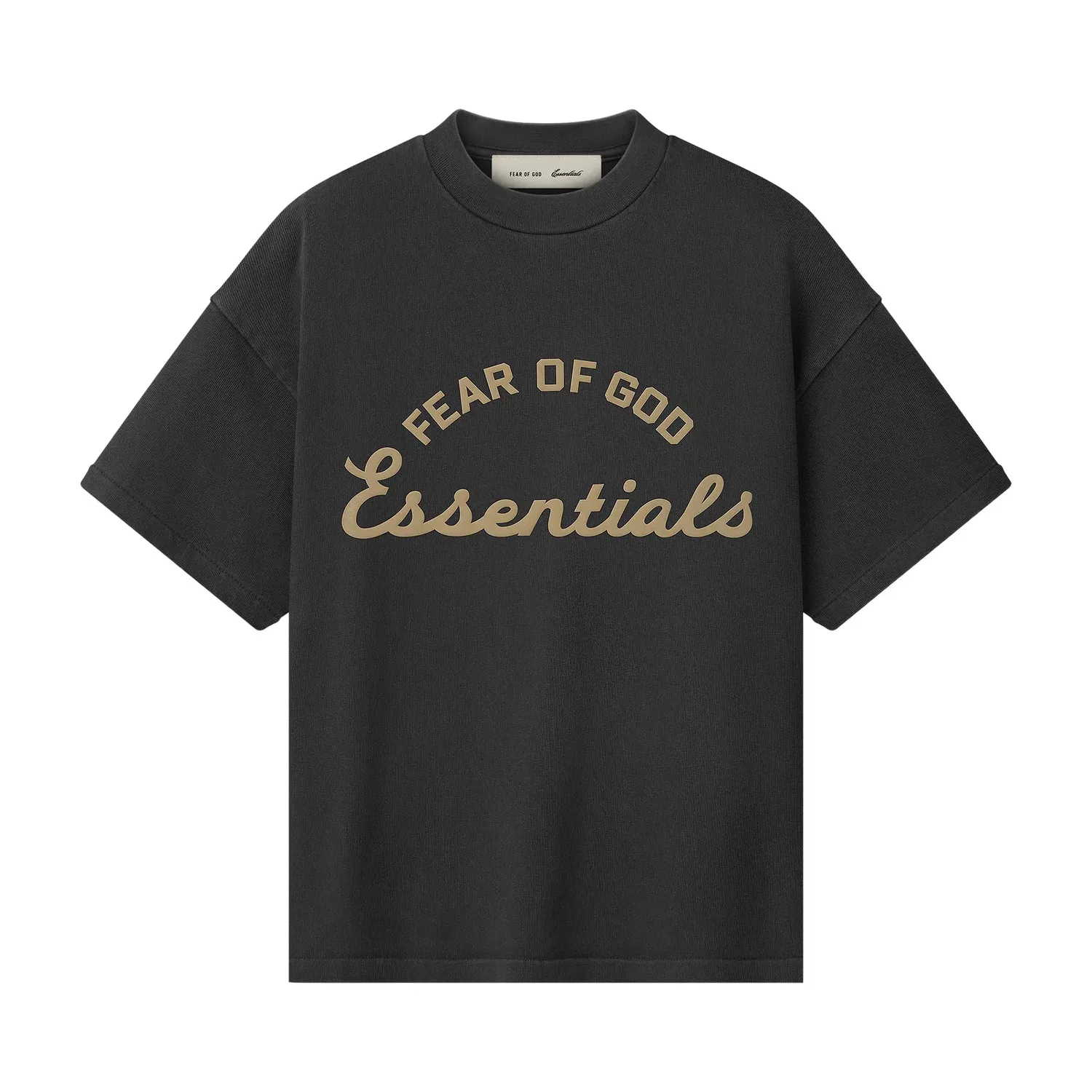 Футболка с коротким рукавом Fear of God Essentials в стиле 90-х, черный