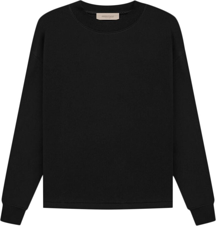 

Толстовка Fear of God Essentials Relaxed Crewneck 'Stretch Limo', черный