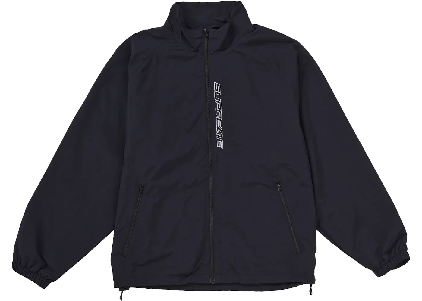 Мужская куртка с контрастной молнией Supreme, Color Black