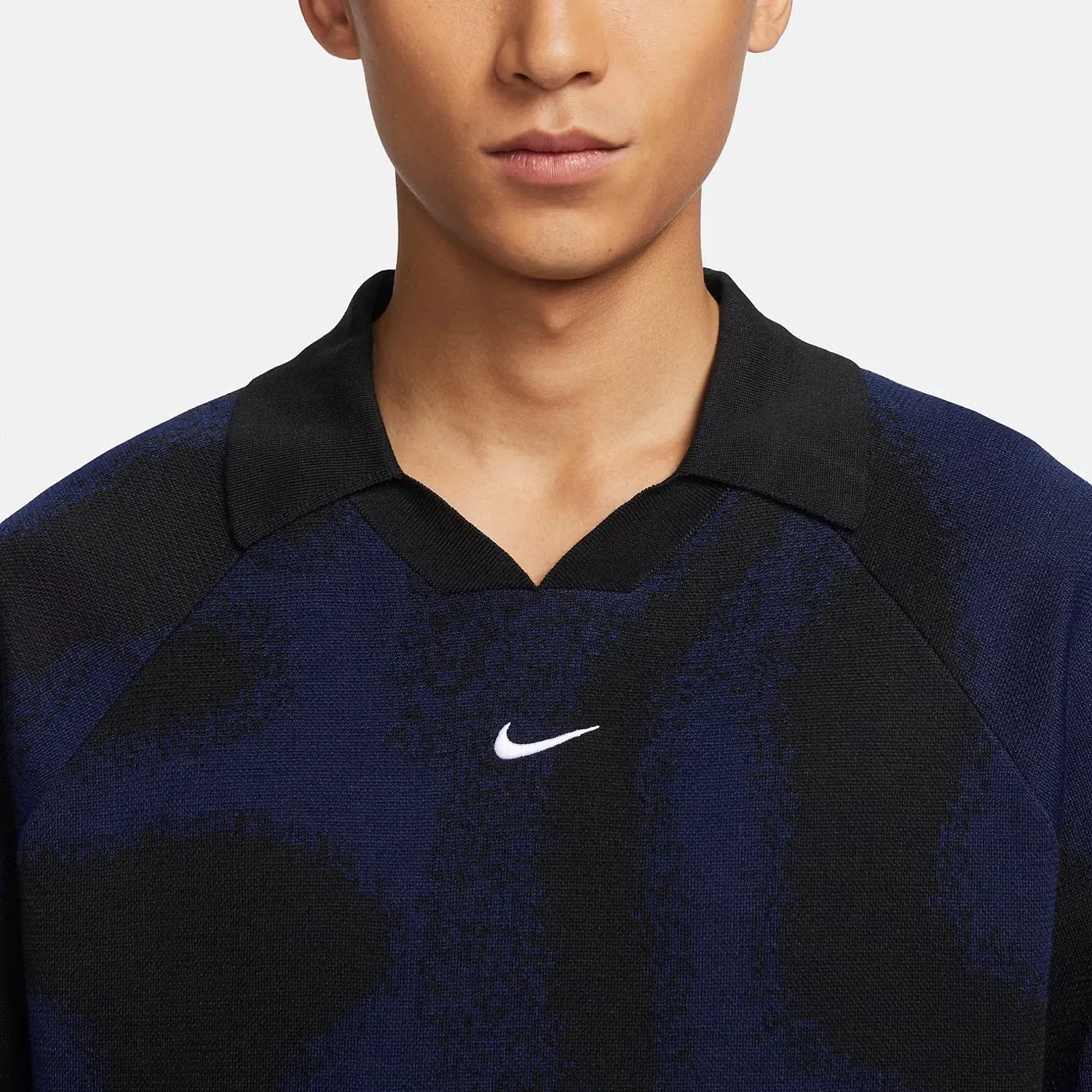 Свитшот с длинным рукавом Culture Knit Nike, темно-синий — фото 3