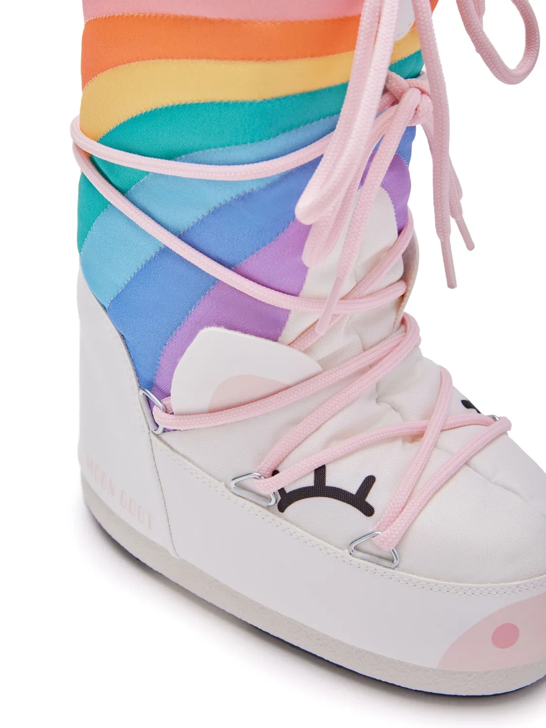 Снежные ботинки Icon Unicorn Moon Boot, белый/многоцветный — фото 2