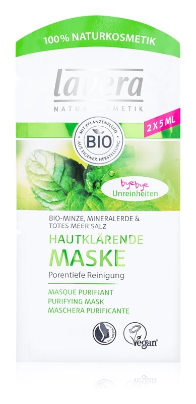 

Маска для глубокого очищения Lavera Bio Mint